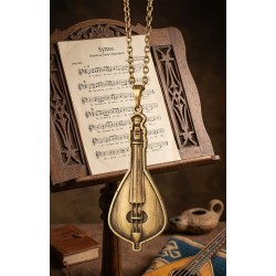 Kretan lyra brass necklace